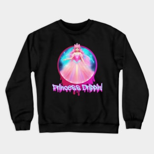 Princess Drippin' Tee Crewneck Sweatshirt